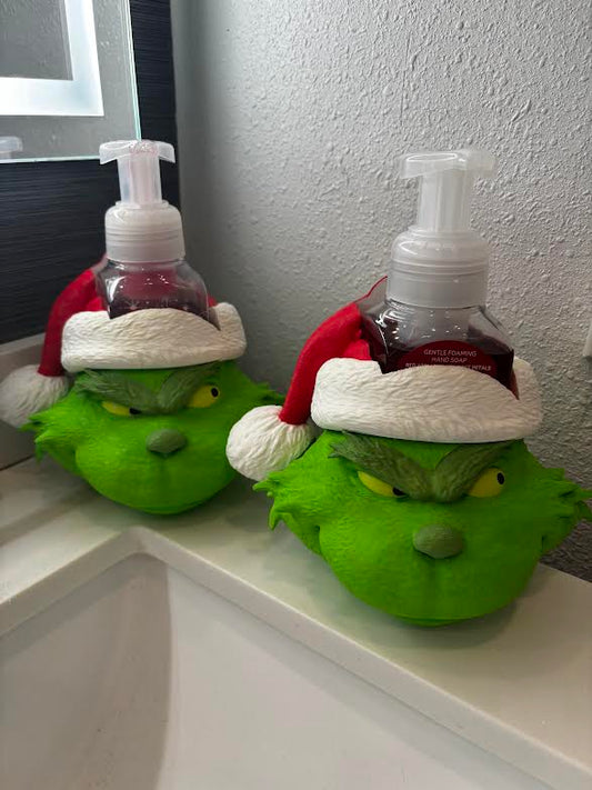 3D Printed Grinch Soap Holder For Bath & Bodyworks